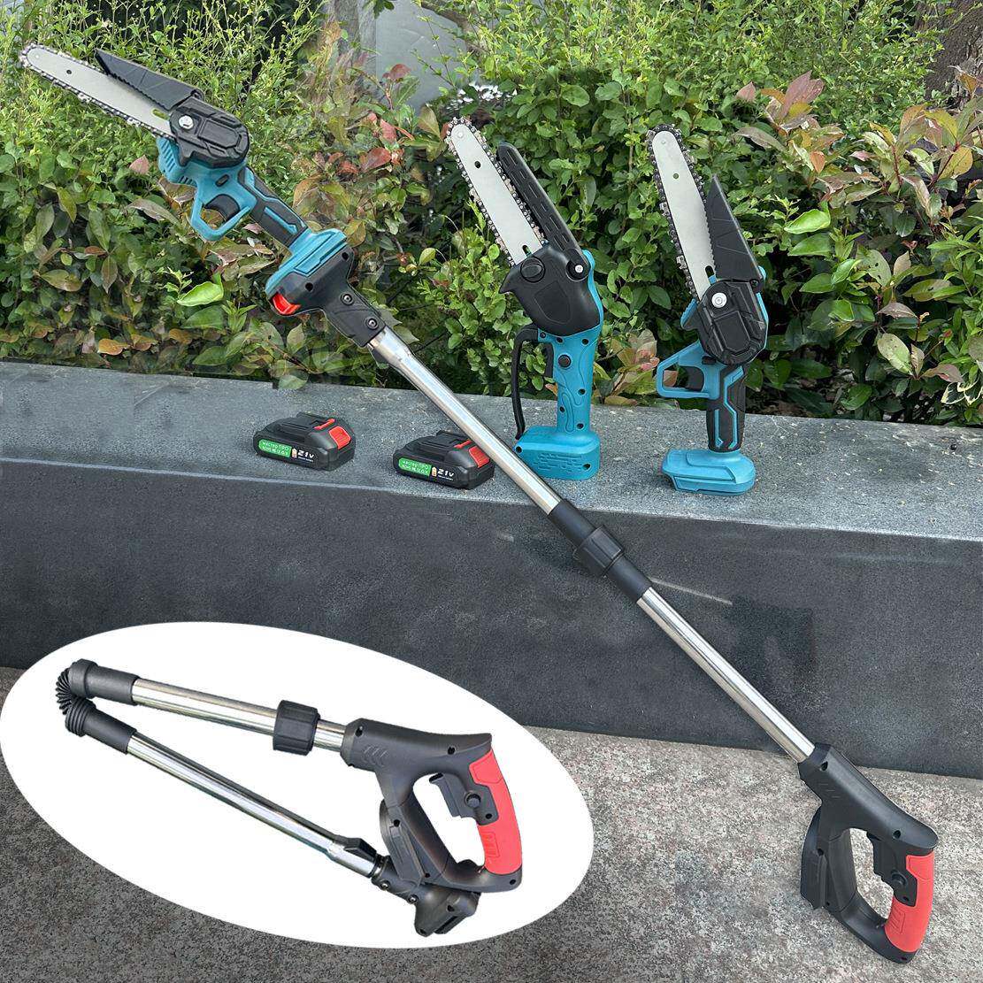 充电枝式锂空高枝锯链锯园林修枝剪高枝杆高ELA修锯电动高电枝锯