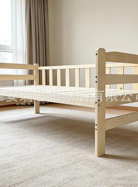 厂实床木拼儿童卧室新生DYV接儿小婴儿家床铺