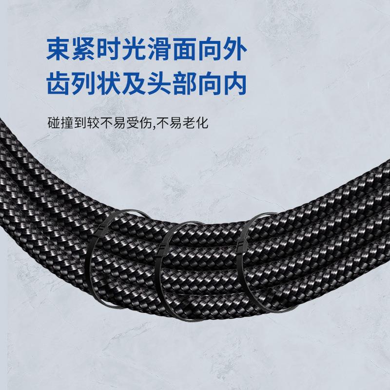 凯士2士KSCSDSV反穿尼龙扎线带进口U式L认证防火等级94-100根/包