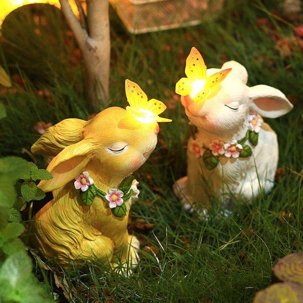 花园可爱兔子摆件装饰别墅庭院布置动物太阳能灯户外发光小夜灯,家居饰品,户外/庭院摆件,淘宝优惠券,粉丝福利购,淘宝优惠卷