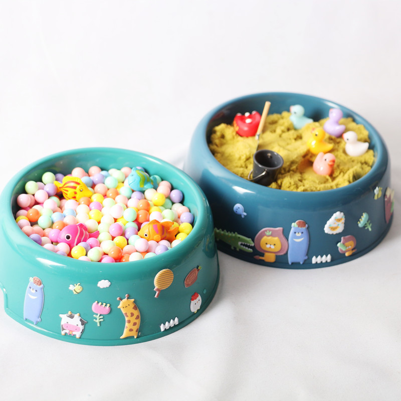 Dollhouse娃娃屋迷你仿真波波池 OB11GSC玩沙玩水海洋球袖珍模型