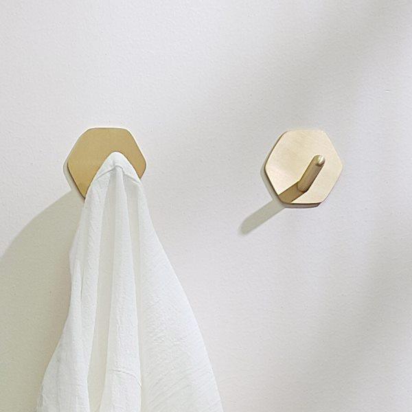 挂钩免打孔金属挂钩强力无痕钩子厨房浴室玄关门后粘钩黄铜挂衣钩,基础建材,挂衣钩,淘宝优惠券,粉丝福利购,淘宝优惠卷