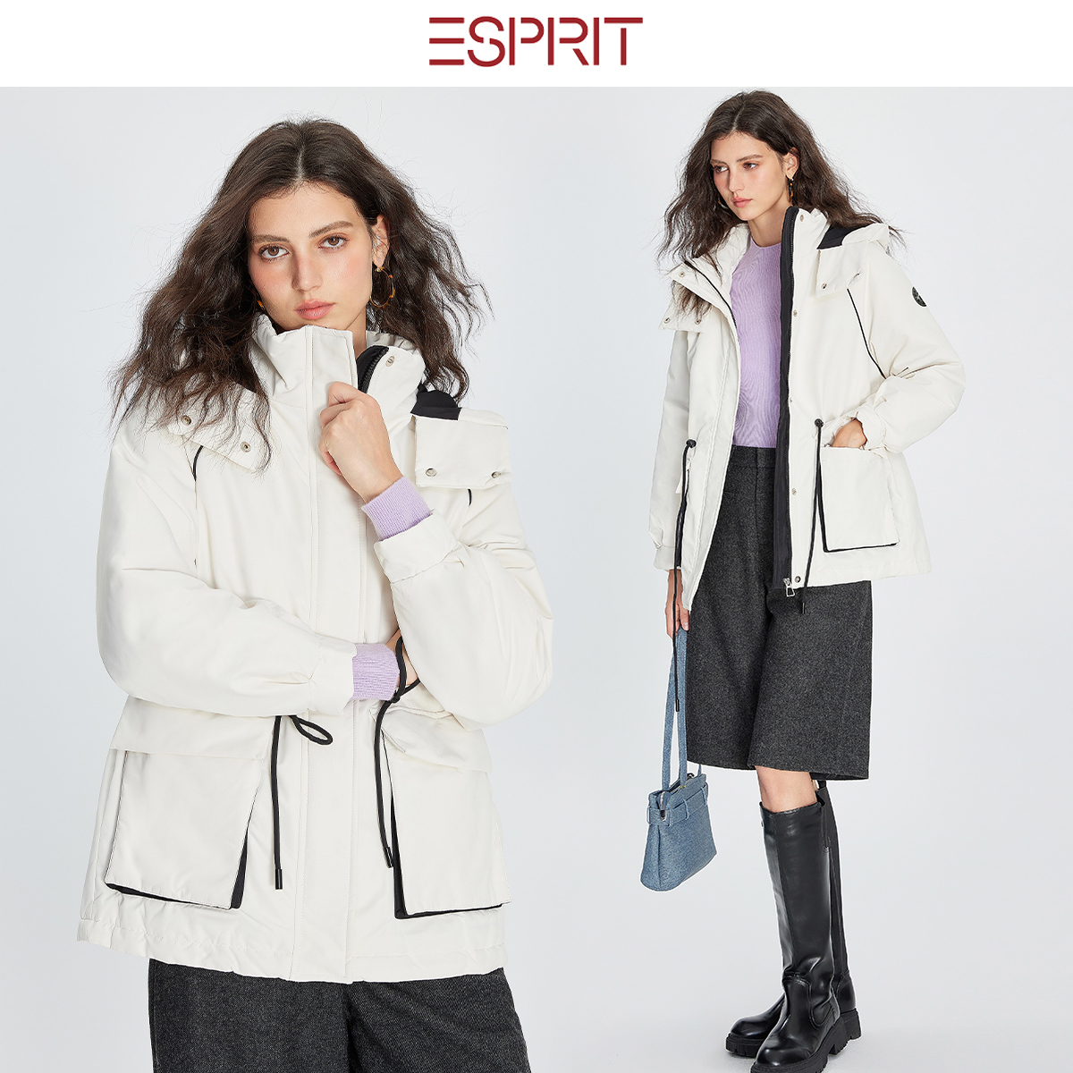 ESPRIT/埃斯普利特工装羽绒服