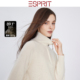 ESPRIT 埃斯普利特绵羊毛高领拉链针织衫 女秋冬慵懒宽松厚实毛衣