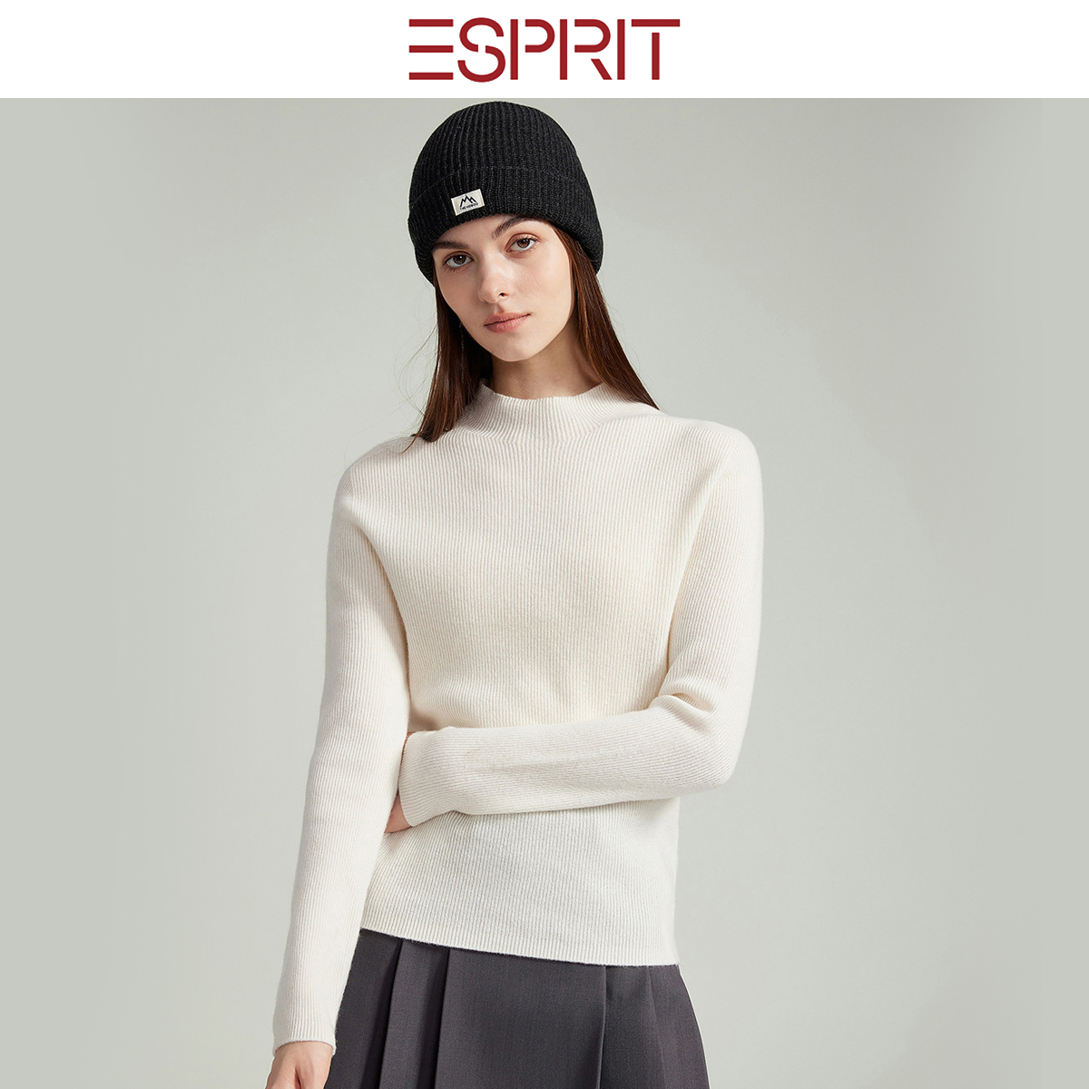 ESPRIT/埃斯普利特半高领套头衫