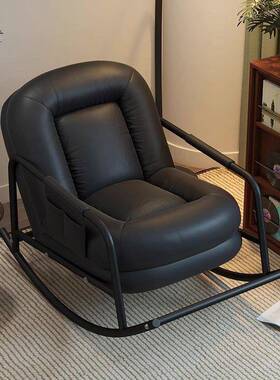 懒人沙发摇椅成人阳家用沙发椅台闲椅休厅LIS单客人摇摇椅中古风