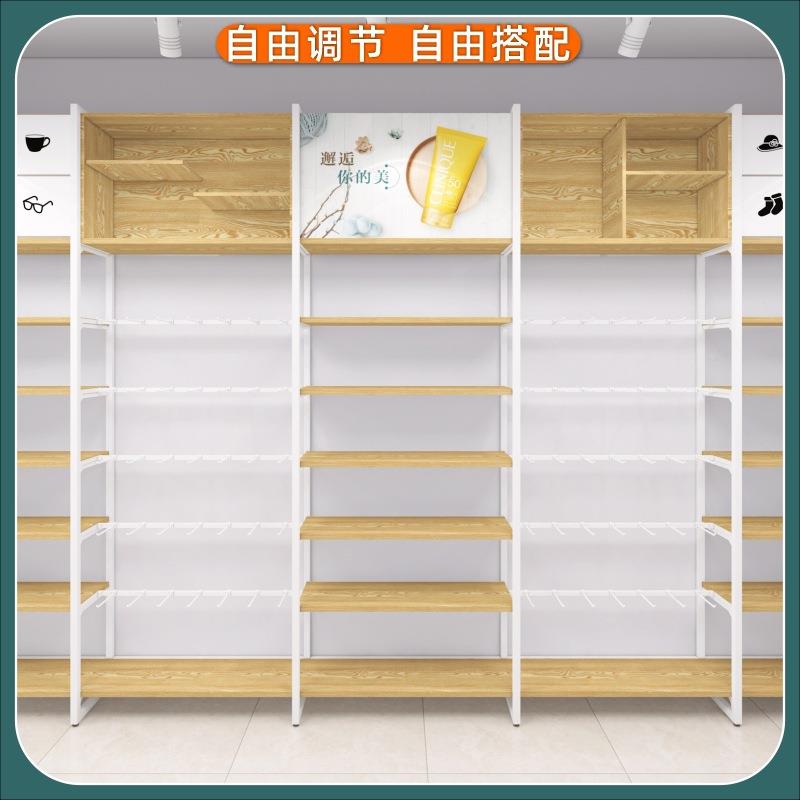 货饰品货架面展示架精品货柜店821层板组合架单靠墙高柜带柜源头