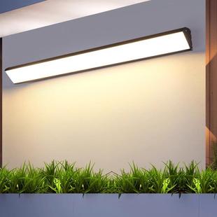 太阳能壁灯YUN人体感应超亮庭院外库外户墙长条新款 车简约分体壁