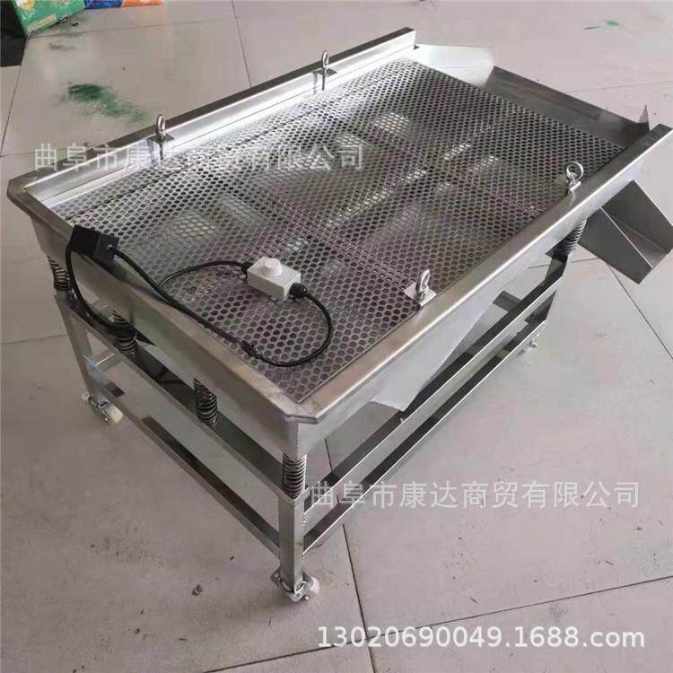 单层筛0网板栗坚果分选几线震动筛选KD-SXJ-7直机不锈钢34材质震