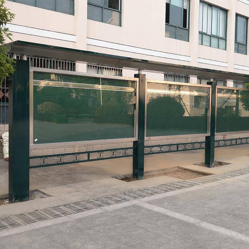 厂新区款宣栏学校公园广场信息传栏家展90000mm*示架景户外烤漆防