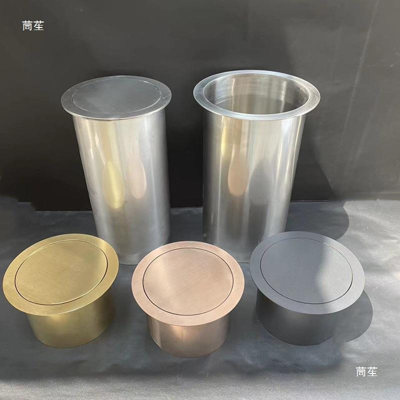 嵌入锈式垃圾德桶内嵌镶嵌式工装台摇面翻盖洗手麦太保台不钢盖子
