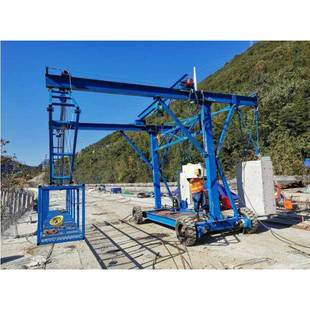 桥梁高速施工护梁栏台车防撞墙模板护栏台DLX吊篮车桥护栏台车