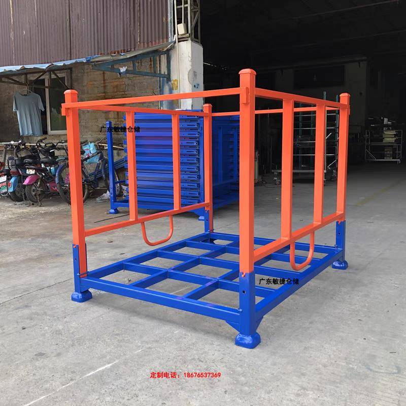 堆垛架货架布架轮架布匹胎折叠置物架仓库仓储料吨设备1XLS2吨