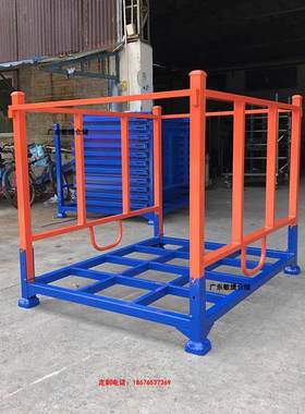 堆垛架货架布架轮架布匹胎折叠置物架仓库仓储料吨设备1XLS2吨