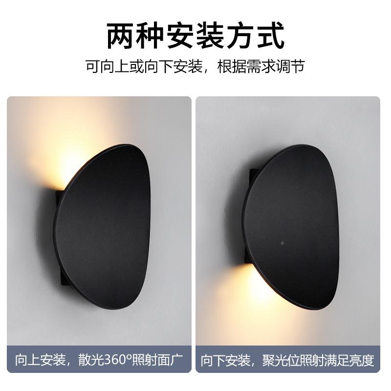 约776圆形简防水LED户外壁客灯厅卧室阳酒店台楼梯室内床头壁灯室