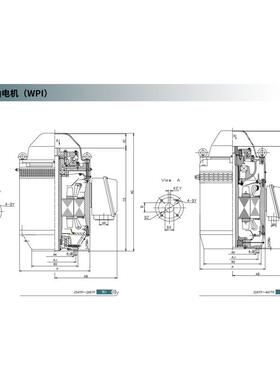 V轴HS三相立式心轴电,高向46411负载空能力防逆盘设计防止停机时