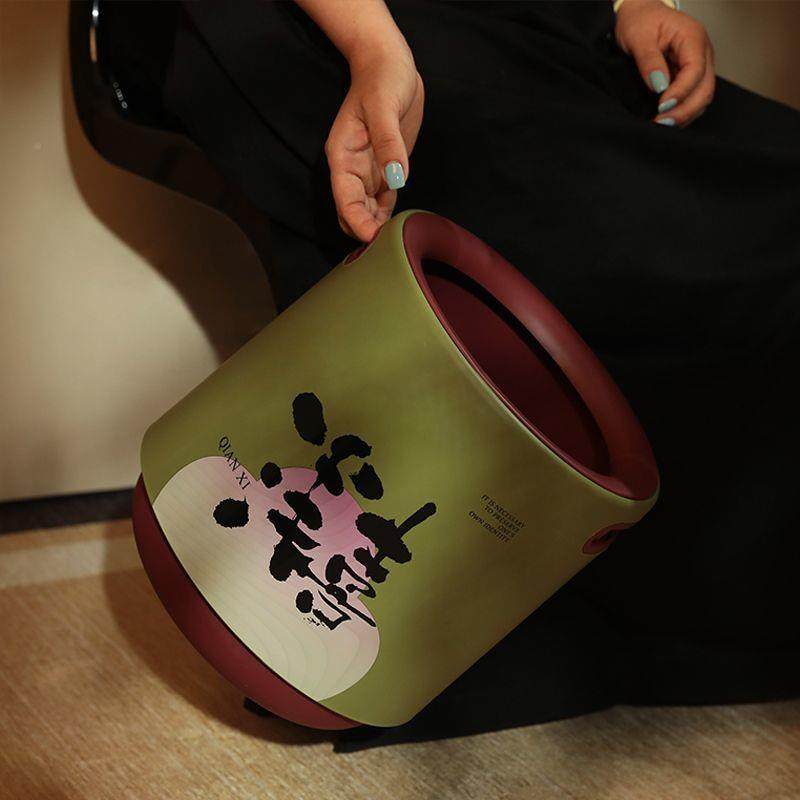 高颜值客BSI厅垃圾桶家用大20新52新款卧室房间双层容量中式高挡