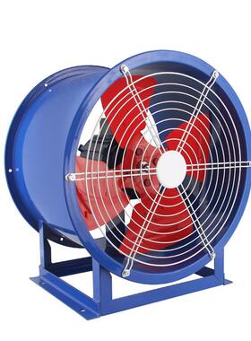 S轴流风机2扇20v通风管风道F静音换气大量岗位式排风扇排烟抽KJZ