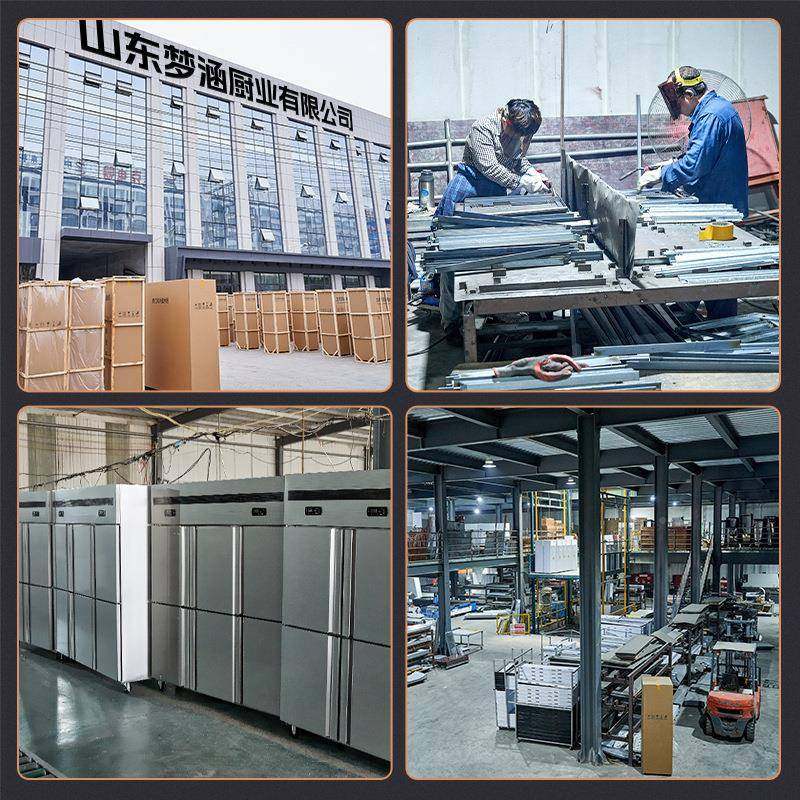 商用门980冰柜四厨不锈钢双温保柜大容量立式鲜冷藏冷冻房六门冷