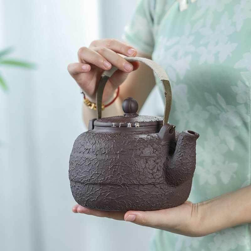 兴煮水煮壶宜紫砂烧水壶炉手工大茶壶电陶茶796器明火提梁紫砂壶