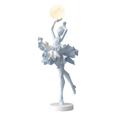 孩新xpf8bFKQ款轻奢芭蕾件摆柜小夜灯装饰品玄关客厅电视酒