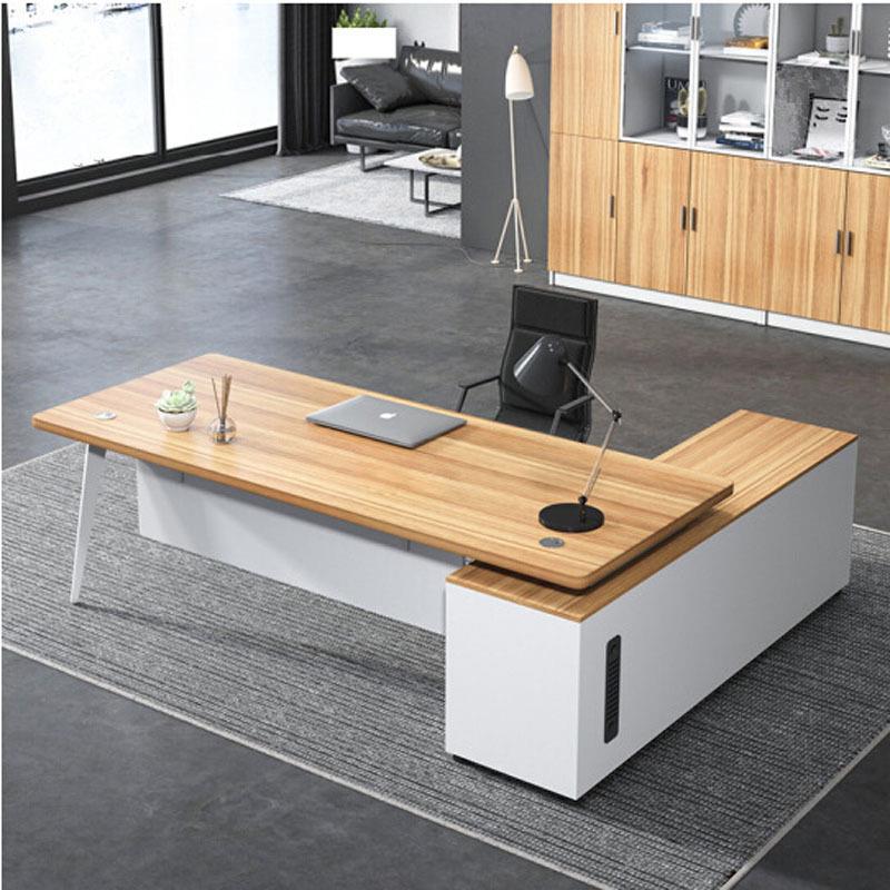 现代简约办公室1大台办公桌班子家具厂商务RUG简易.8米经理班桌椅