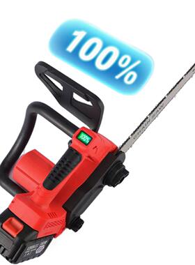 高锯新款家用1IVS速2寸锂电电电链锯砍树伐木电大功锯率锯