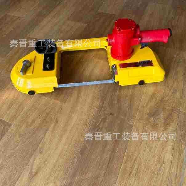 手齐全式气动切割锯多持功风动锯无火花链条锯现货井下气动能链锯