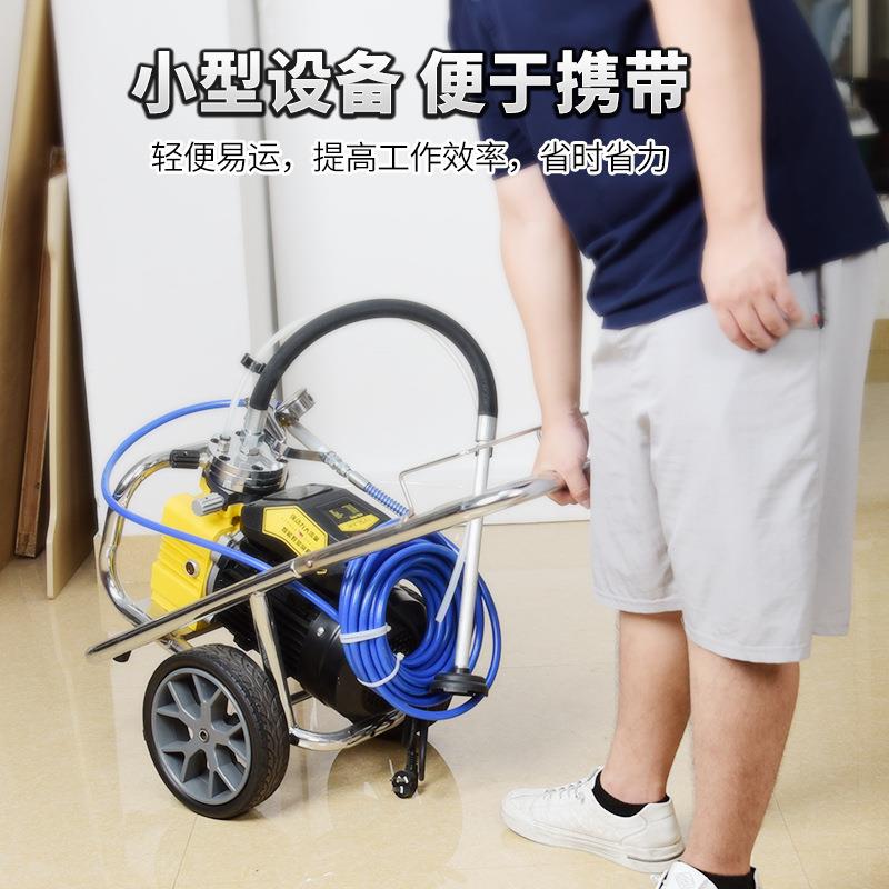 压无气喷涂机油高漆涂料重电型室内830乳胶漆专程用喷漆机小型动