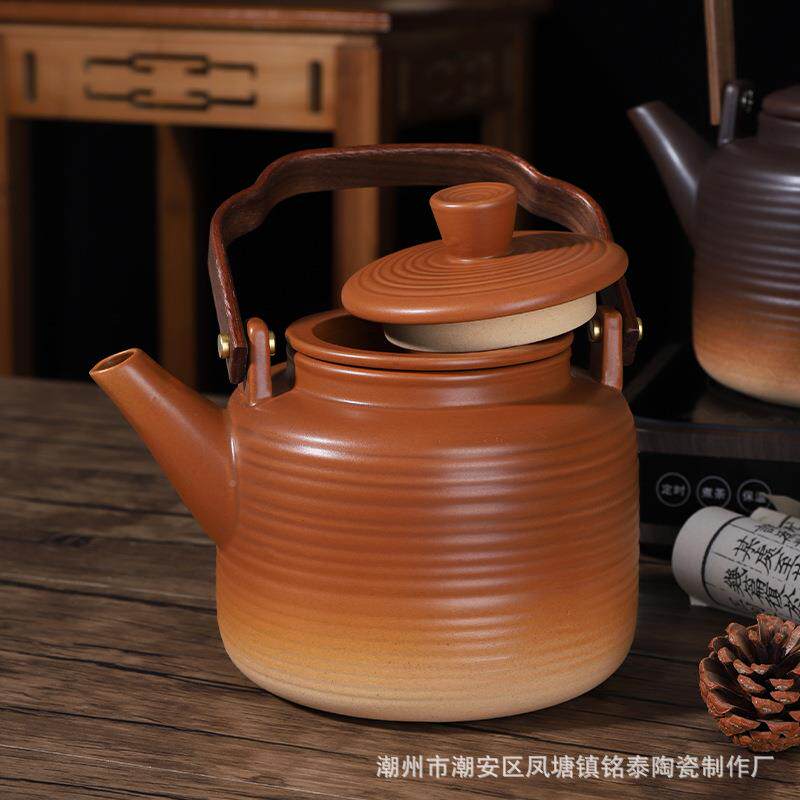 围炉家煮茶用户外旅行茶具瓷茶舍陶酒精炉67469碳炉煮茶器烧壶茶