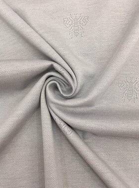 光厂家直40s汗针织布蜜蜂丝棉珠花提花纯色销布男T恤IET面料