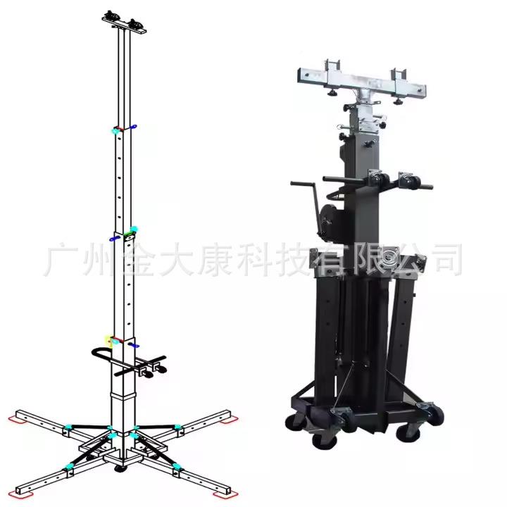 摇头光束灯舞台庆灯光架婚演出铝租龙门架架升降truss212架合金桁