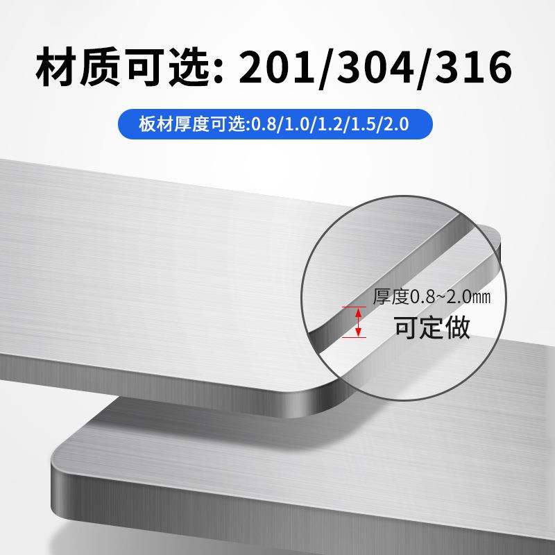 304防水304材料4不锈钢户外配电箱层门监控仪表电源箱双控钮按箱