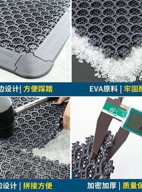 户OIT外院庭门防水地垫室外镂口空防滑门垫门隔水脚垫商用进地毯