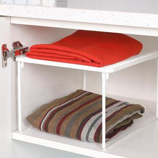 厂家家置用悬挂省分层物架间衣柜分层隔板收纳架衣空020橱隔断整