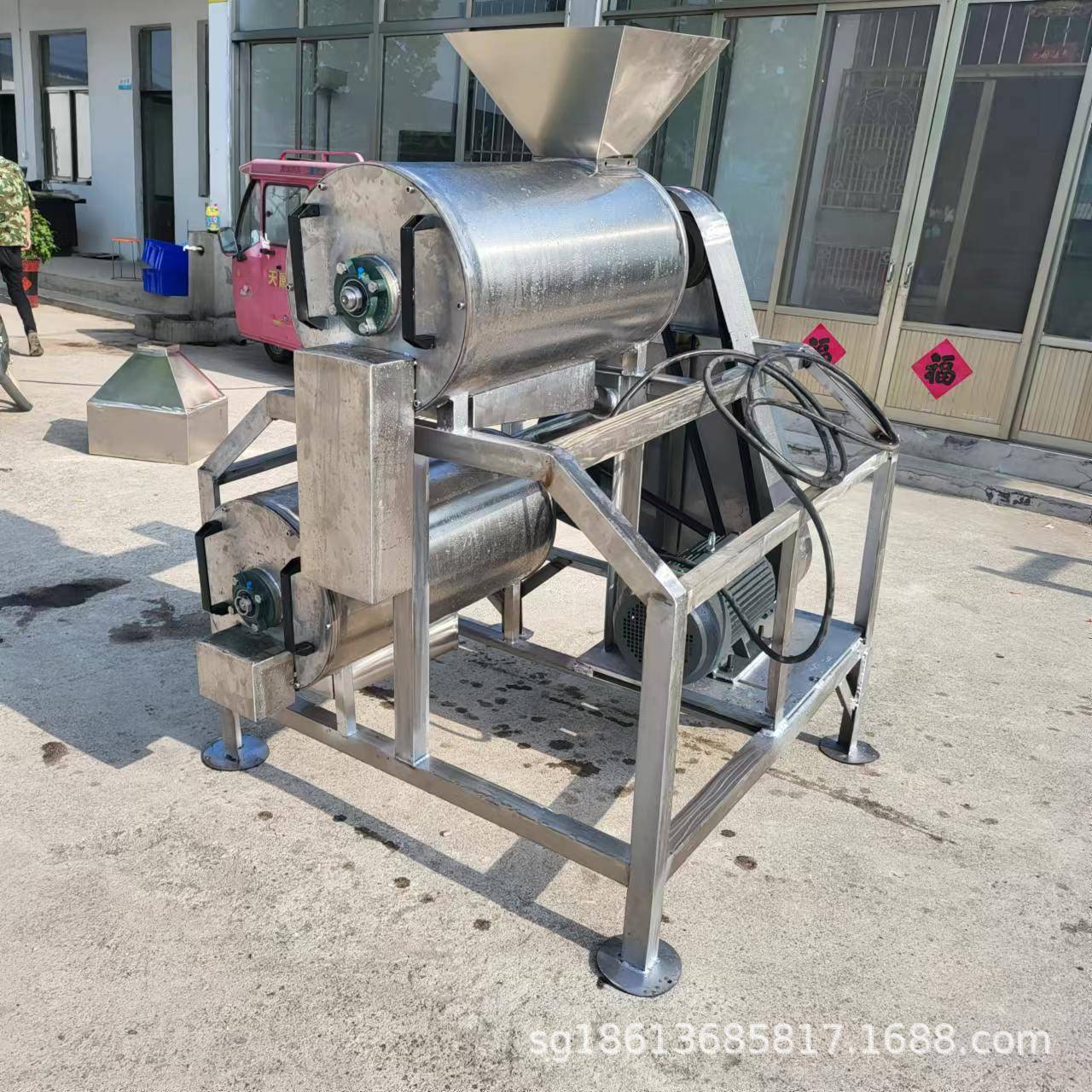 大皮型樱桃去核脱打浆机单工业用道芒果LGY去打酱机不锈钢核机