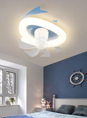 全光谱护眼头风扇吸摇灯卧顶室灯54851个性创意童房女孩儿男孩电