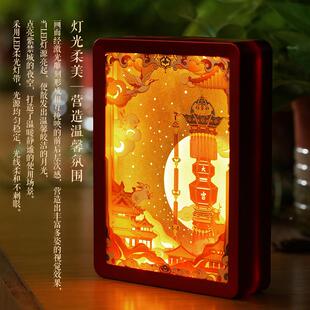 故文化宫吉灯高照纸雕IJQ灯夜长辈领导客灯户会议员男工女生老师