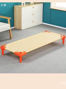 幼园床儿网床午睡休床儿童午床早教帆GQY床布学生午托床叠叠小床