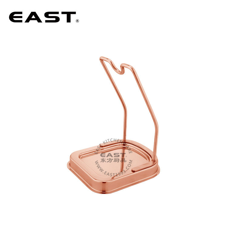 镀金方形不锈钢餐盖架【EAST东方厨具】酒店设备
