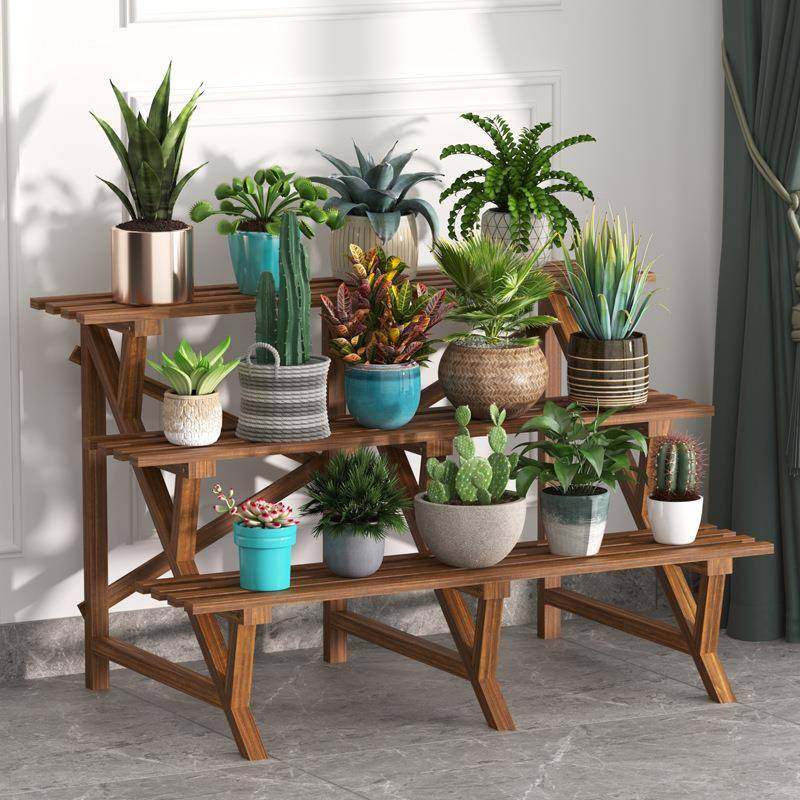 5ZW防腐木阳台装饰花架大棚花盆室内多层阶梯实木绿萝户外庭院置,纺织面料/辅料/配套,纺织机械配件,淘宝优惠券,粉丝福利购,淘宝优惠卷