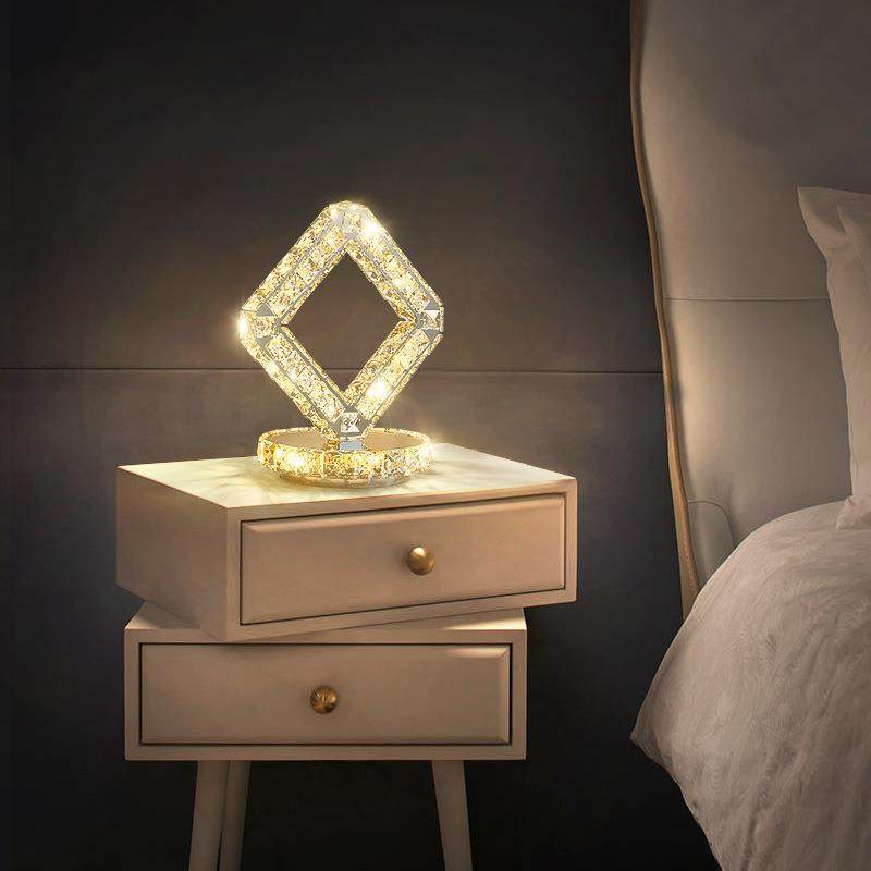 轻奢水晶台灯卧室床头灯创意简约后现代奢华家用客厅婚房温馨台灯,纺织面料/辅料/配套,纺织机械配件,淘宝优惠券,粉丝福利购,淘宝优惠卷