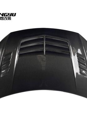 适用奔驰A级W177升级V款碳纤维机盖W177改装孔碳纤维引擎盖头盖