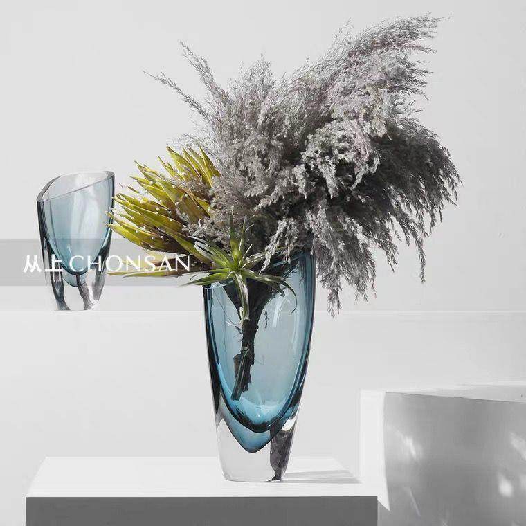 现代简约琉璃花瓶摆件创意客厅插花器轻奢样板间玄关桌面软装饰品,纺织面料/辅料/配套,纺织机械配件,淘宝优惠券,粉丝福利购,淘宝优惠卷