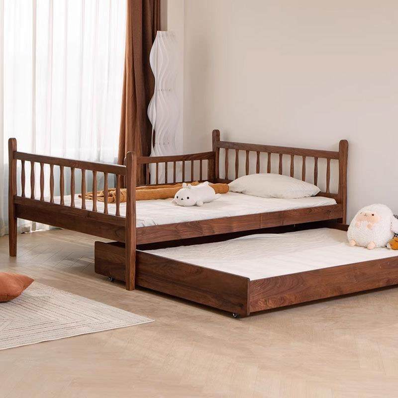 北美黑胡桃木儿童床子母床拖床全实木双层抽拉床伸缩男女小孩子床,机械设备,其他机械设备,淘宝优惠券,粉丝福利购,淘宝优惠卷