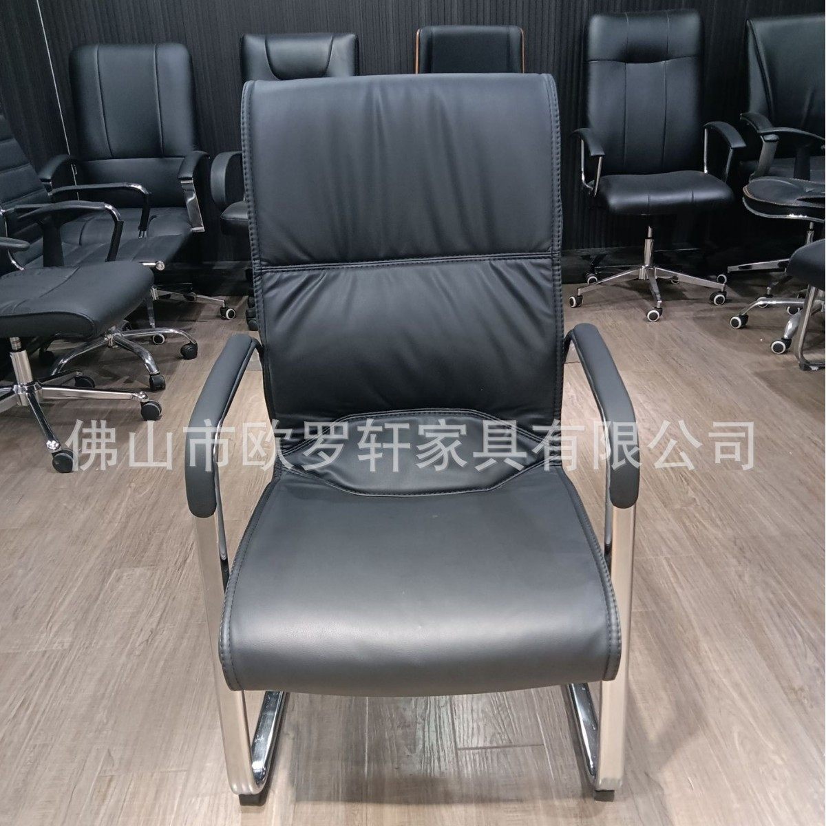 佛山厂家PU皮椅办公椅弓形会议室可躺老板经理升降电脑座椅子批发