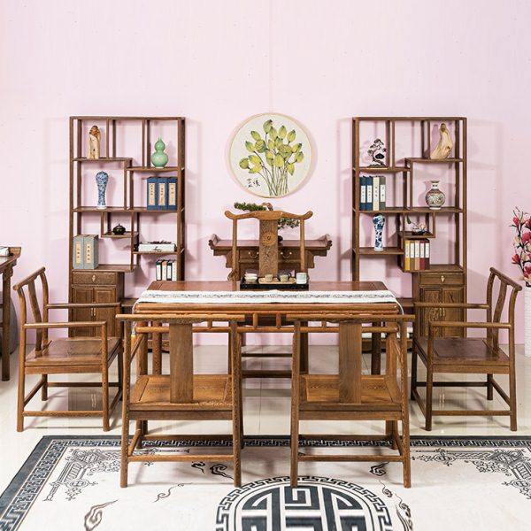 红木家具鸡翅木茶桌实木仿古功夫茶台中式客厅简约干泡台桌椅组合,住宅家具,茶几,淘宝优惠券,粉丝福利购,淘宝优惠卷