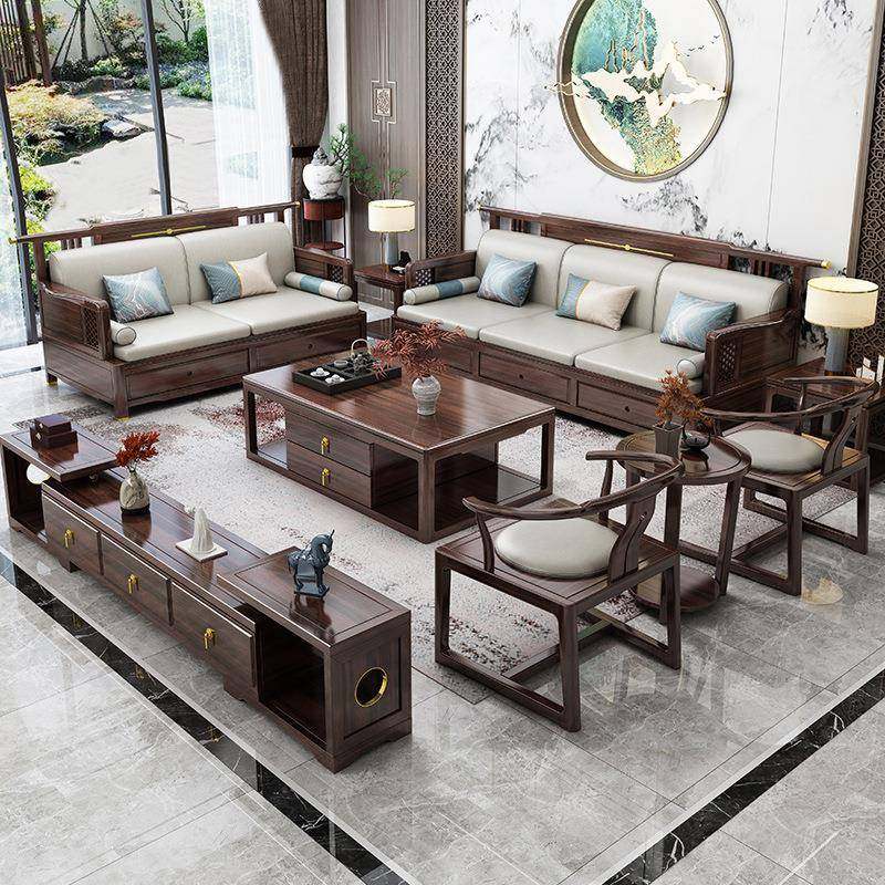 新中式沙发全实木布艺沙发组合客厅现代简约冬夏两用金丝檀木家具,智能设备,其他智能设备,淘宝优惠券,粉丝福利购,淘宝优惠卷