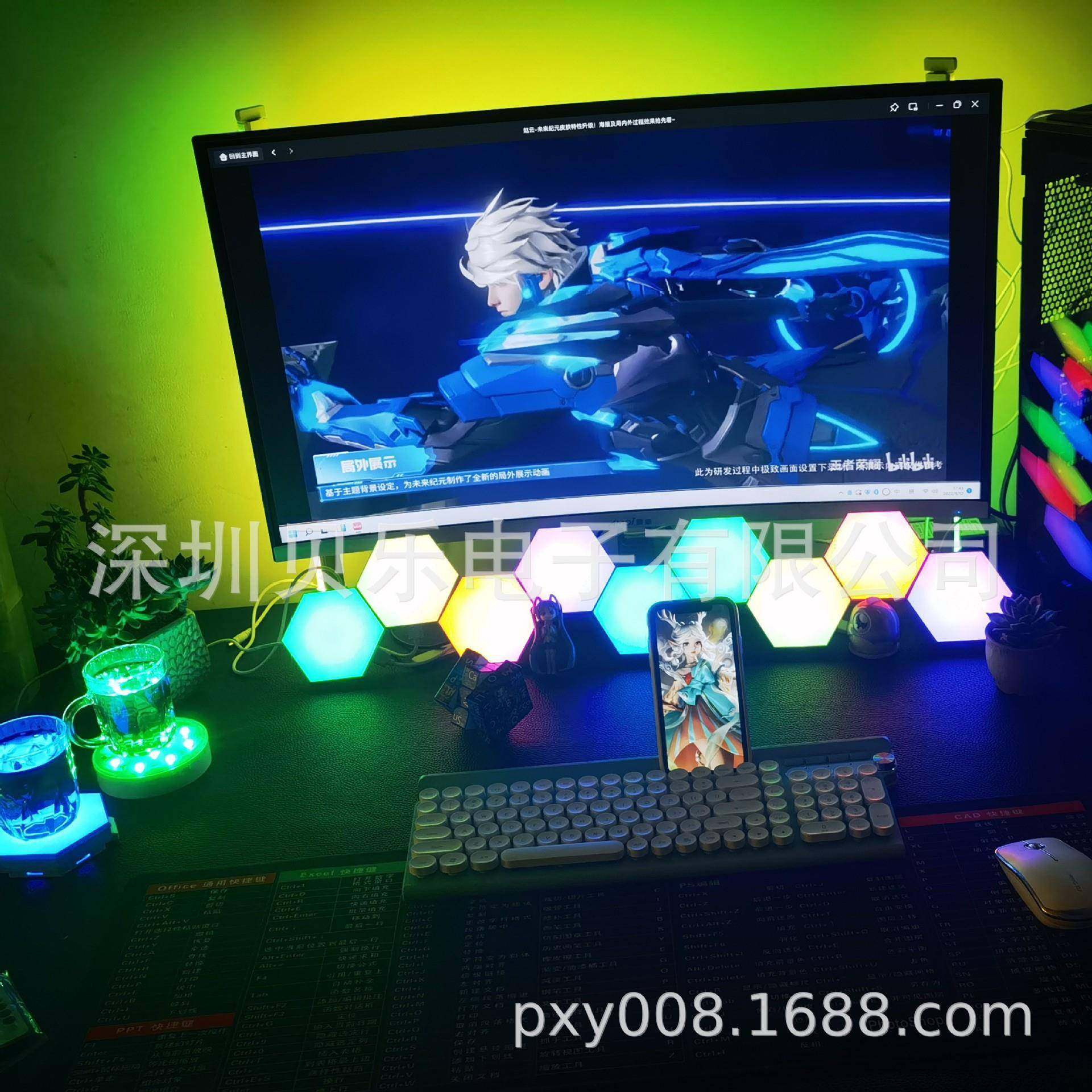 氛围灯电竞电脑桌面墙壁装饰创意智能卧室网红直播范围量子奇光板,节庆用品/礼品,新娘配件,淘宝优惠券,粉丝福利购,淘宝优惠卷