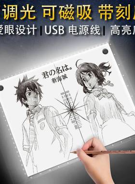 LED磁吸式拷贝台A4A3透写台透光台临摹台CT观片台发光板直销